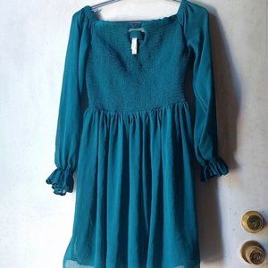 XHILARATION  GREEN   DRESS  👗